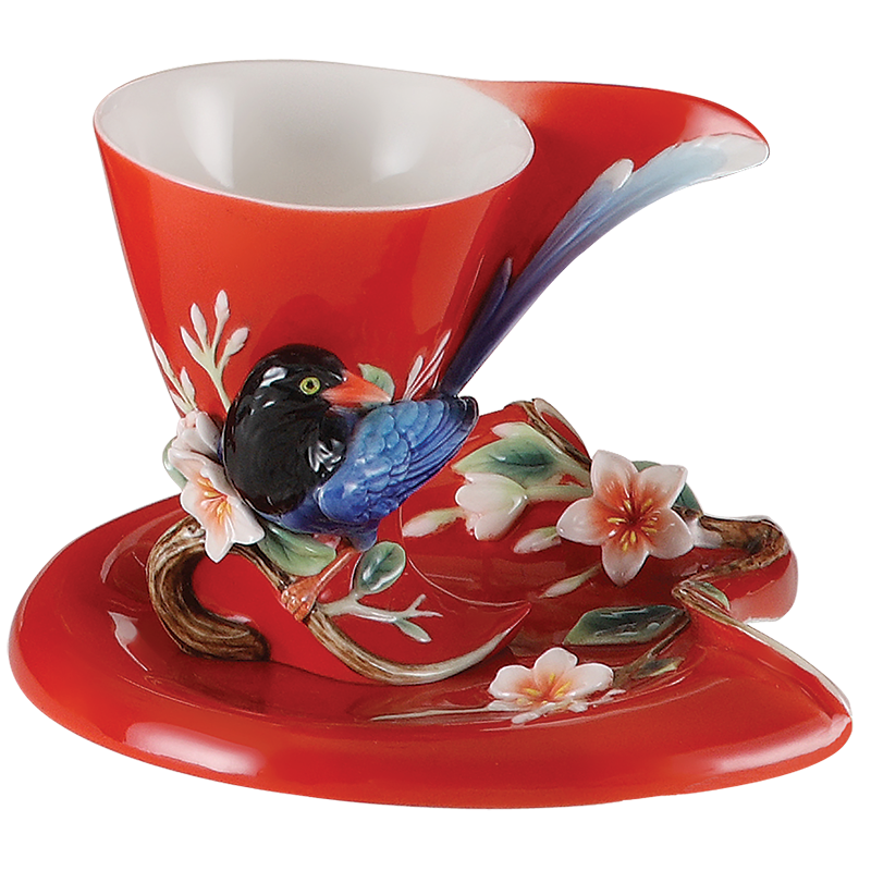 FRANZ フランツ　Joyfulカササギカップソーサースプーン FRANZ フランツJoyfulカササギカップソーサースプーン